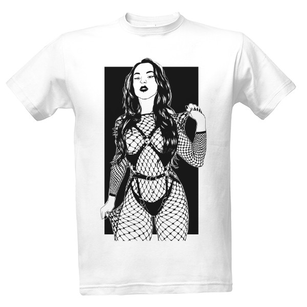 Tričko s potiskem Fishnets 3